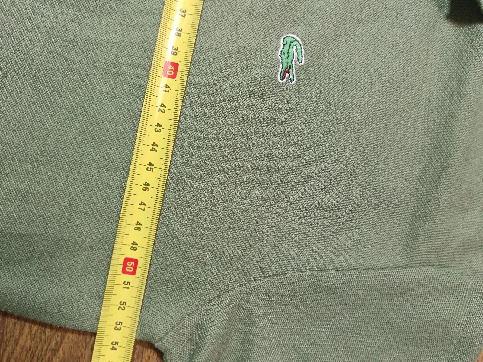 Lacoste Khaki Green Classic Polo Shirt - Talla S – photo 4